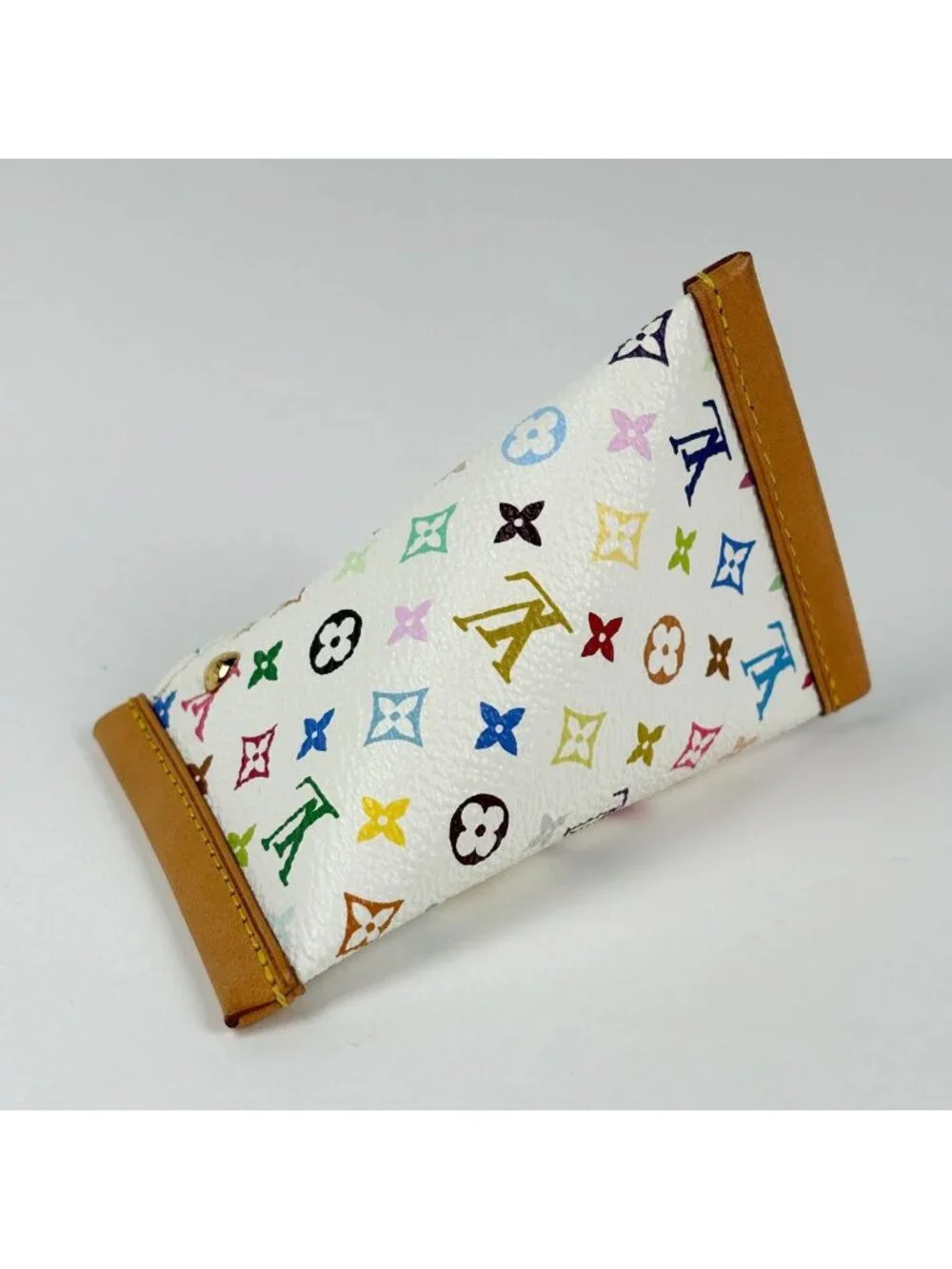 Louis Vuitton Berlingo Coin Purse Monogram Multicolor Blanc
